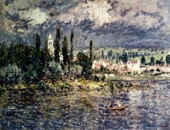 Claude Oscar Monet : Landscape With Thunderstorm